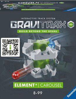 Ravensburger Kugelbahn-Bausatz GraviTrax PRO Element Carousel, Made in Europe