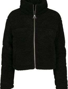 URBAN CLASSICS Winterjacke Urban Classics Damen Ladies Boxy Sherpa Puffer Jacket (1-St)