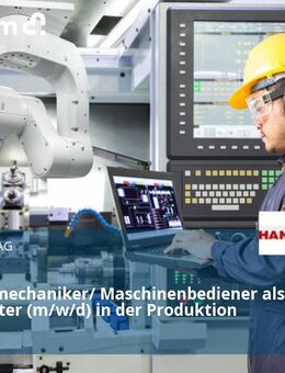 Industriemechaniker/ Maschinenbediener als Facharbeiter (m/w/d) in der Produktion - Bremen