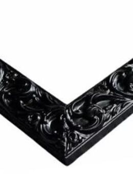 Leerrahmen Bilderrahmen-Holz-Barock-Sondermaße-alle Größen möglich 484 Schwarz-Matt - Holzminden