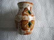 Jasba,Germany-Keramik-Vase,glasiert,50er Jahre,ca. 12 cm hoch,-ca. 8 cm Dm. - Linnich