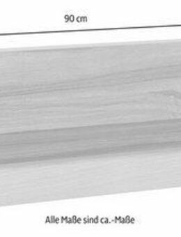 Home affaire Wandregal Logo,teilmassiv, Breite: je 90 cm, Set 2-tlg., Ablageflächen Massivholz,in 4 Schritten montierbar