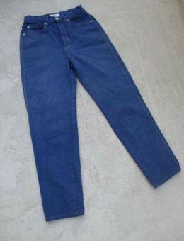 NEU * Klassisch * modern * stylisch * Damen * Boyfriend * High Waist * Jeans- Hose "STEFANEL" Basic * Gr. 32/ XS * 26 * royal * kobalt- mittel- blau * - Riedlingen