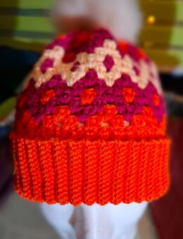 Baumwollmütze mit Bommel - Dresden