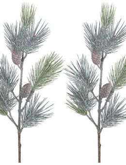 Kunstzweig Kiefernzweig, Creativ green, Höhe 97 cm, mit Frost-Optik