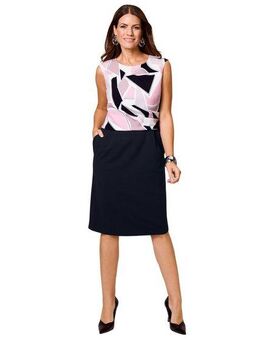 HERMANN LANGE Collection Cocktailkleid mit graphischem Print