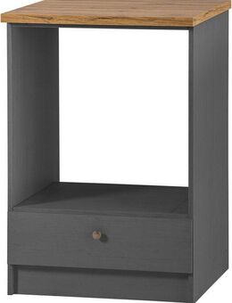 KOCHSTATION Herdumbauschrank KS-Westminster, Herdumbau, Unterschrank, Ofenschrank, Küchenschrank Breite 63 cm, Nischenmaß B/T/H 56,8/62,5/58,8 cm, mit 1 Schubkasten