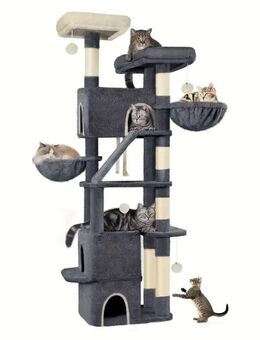 185 cm Großer Kratzbaum – Perfekt für Maine Coon und große Katzen Set23112 - Ingolstadt