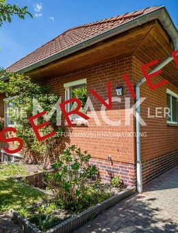 Familienfreundlicher Bungalow am Feldrand von Reppenstedt - 127 m² mit großem Keller - Reppenstedt