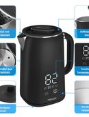 Elektrischer Wasserkocher 1,7Liter Edelstahl NEU in 45663