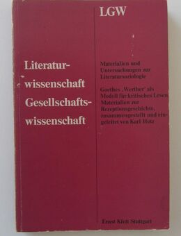 Goethes "Werther" als Modell für kritisches Lesen (1974) - Münster