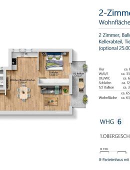 Idyllische 2-Zimmer-Neubau-Wohnung (WHG 6) - Bad Reichenhall