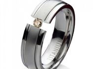 Damenring Titanring TLB3D mit echtem Diamant und gratis Gravur - Aholming