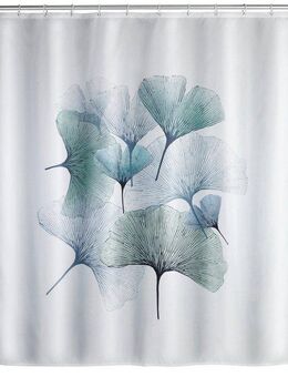 WENKO Duschvorhang Ginko Breite 180 cm, Höhe 200 cm, Textil (Polyester)