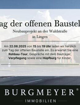 RESERVIERT: Einzigartige 4-Zimmer Penthousewohnung mit höchstem Wohnkomfort & großer Dachterrasse - Lingen (Ems)