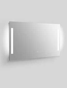 welltime LED-Lichtspiegel Plaza, mit Lichtfarbenwechsler und Dimmschalter, in verschiedenen Größen