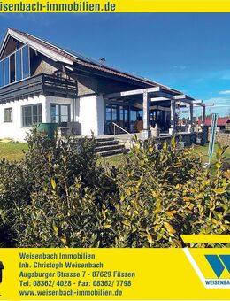 Gepflegtes Ein- bis Zweifamilienhaus mit traumhaftem und unverbaubarem Panoramablick - Nesselwang