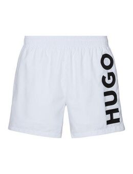 HUGO Badeshorts ABAS seitlich mit großem HUGO Logo-Print