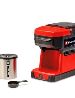 Einhell Kaffeepadmaschine TE-CF 18 Li-Solo, 0,24l Kaffeekanne, Korbfilter