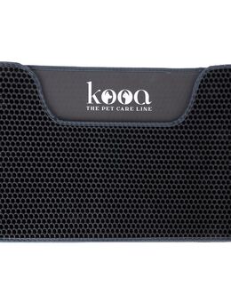 kooa Doppellagige Katzenstreu-Matte - dunkelgrau