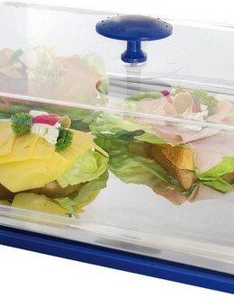 APS Tortenplatte Thermo Tablett Set, Edelstahl, Kunststoff, Kühlfunktion durch 2 Kühlakkus