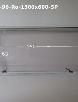 Knaus Wohnwagenfenster ca 150 x 63 gebraucht (Roxite 94 D399) Sonderpreis (zB 530M) - Schotten Zentrum