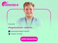 Pflegefachkraft (m/w/d) - Klinik für Mund-, Kiefer- und Plastische Gesichtschirurgie - Frankfurt (Main)