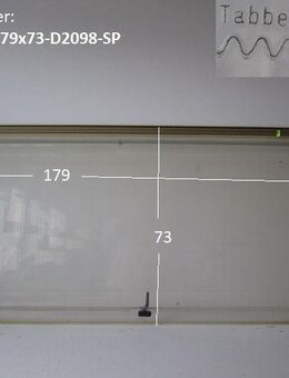 Tabbert Wohnwagenfenster Tabbert-Res.6 D2098 ca 179 x 73 gebr. (zB Tabbert Comtesse 510 TN BJ85 / 5.4 BJ82 ) Sonderpreis (klar mit goldfarbenem Rahmen) - Schotten Zentrum