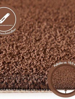 Andiamo Teppichboden Sophie, Frisee-Velours, Made in Netherlands, rechteckig, Höhe: 12 mm, Uni Farben, Breite 400 cm oder 500 cm, strapazierfähig & pflegeleicht