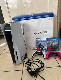 PlayStation 5 Disc Version mit spielen und 2 Controller - Bremen