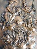 Christliche Wandbilder - Andachtsbild mit Kupferauflage in 73240