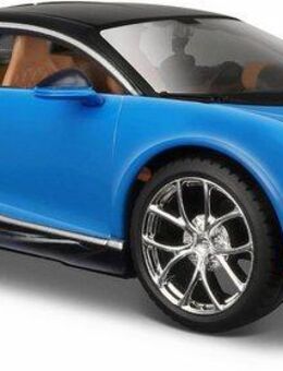 Maisto® Sammlerauto Bugatti Chiron, 1:24, blau, Maßstab 1:24, aus Metallspritzguss