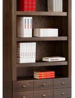 Home affaire Bücherregal Soeren, aus massiver Kiefer, in 2 Höhen, Tiefe 29 cm, mit 5 Schubkästen