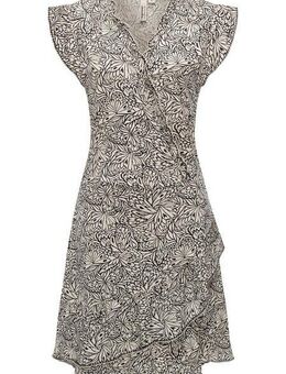 Ragwear Volantkleid Chantalia Print stylisches Sommerkleid mit Print und Rüschen