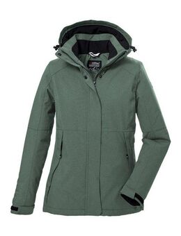 Killtec Outdoorjacke KOW 37 WMN JCKT Wasserdichte Damen Funktionsjacke mit abnehmbarer Kapuze
