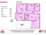 4 Zi. DG mit Dachterrasse ca. 126 m² - Wohnung 7 - Werkstraße 3a, 79793 Wutöschingen - Neubau - Wutöschingen