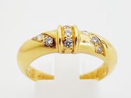 Ring Gelbgold 750er / 18 kt Brillant Diamant massiv Edelstein - Neumarkt (Oberpfalz) Zentrum