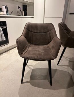 4 Esszimmerstühle in dunkelgrau - Plochingen Zentrum