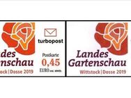Turbopost: MiNr. 177 - 178, 07.03.2019, "Landesgartenschau in Wittstock, 2019", Satz, postfrisch - Brandenburg (Havel)