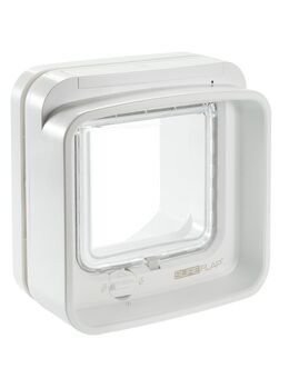 SureFlap DualScan™ Mikrochip Katzenklappe - Sureflap weiß