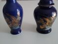 2 kleine blaue Vasen in 01069