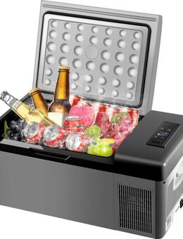 Elektrische Kühlbox 15L Auto Kühlbox 98 x 320 x 260 mm 20 ℃ ~ 10 ℃ Tragbare Gefrierbox Minikühlschrank Kompressor Kühlbox Auto Lkw Boot Reisemobil Camping 12/24V - Wuppertal
