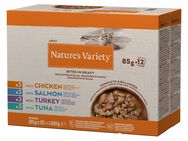 Nature's Variety Bites in Soße zum Sonderpreis! - Mix (4 Sorten) 24 x 85 g