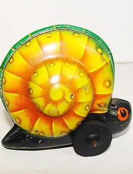 Patent Lehmann Spielzeug Schnecke NOLI gelb 915 Blechspielzeug - Königsbach-Stein
