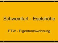 Gepflegte modernisierte 2-Zimmer Dachgeschoss Eigentumswohnung in Schweinfurt - Stadtteil Eselshöhe - Schweinfurt