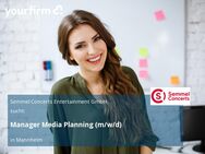 Manager Media Planning (m/w/d) - Mannheim