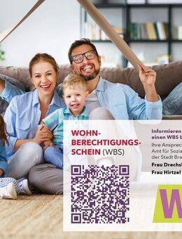 WBG - 1-RWE - nur mit Wohnberechtigungsschein! - Brandenburg (Havel)