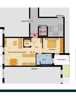 Friedrichspark Haus A5: Großer Wohnbereich, sonnige West-Terrasse mit kleinem Garten, Tageslichtbad - Villingen-Schwenningen
