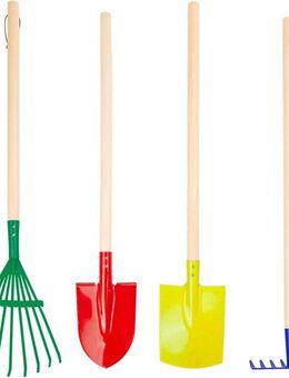 Small Foot Kinder-Gartenset Gartenwerkzeug-Set, Kunterbunt, (Set, 4-tlg)