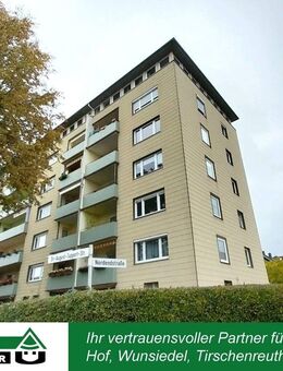Gut geschnittene 3-Zimmer-Wohnung mit Ausblick - Wunsiedel